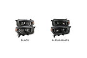 Arex Luxx LED Headlights: 4Runner (10-13) - Alpha-Black (Set)