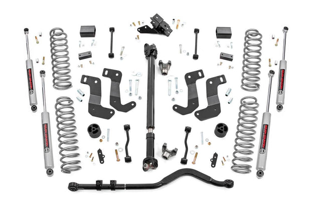 3.5 Inch Jeep Suspension Lift Kit Preminum N3 Shocks Stage 2 Coils & Control Arm Drop 18-20 Wrangler JL Unlimited Rubicon Rough Country
