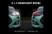 XKChrome RGB LED Bulbs: H1 w/o Controller (Pair)