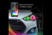 XKChrome RGB LED Bulbs: H7 w/ Controller (Pair)