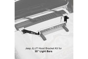 XKGlow Light Bar Bracket Kit: Jeep JK / Hood / 20in