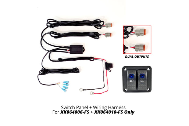 XKGlow Razor LED Light Bar Kit: 6in / Fog+Strobe