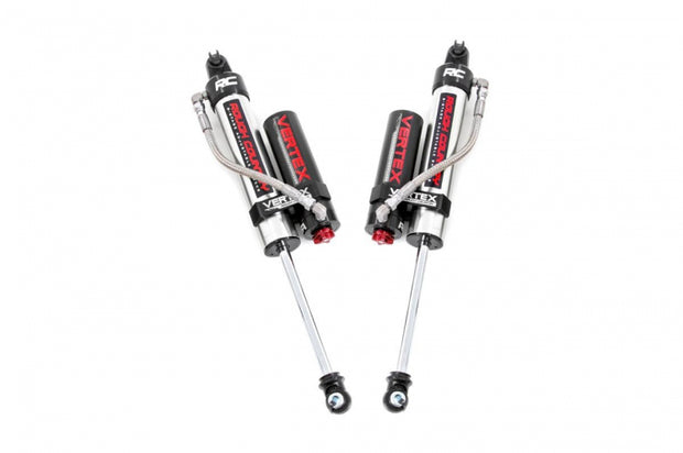 Jeep Rear Adjustable Vertex Shocks 07-18 Wrangler JK for 1 Inch - 3 Inch Lifts Rough Country