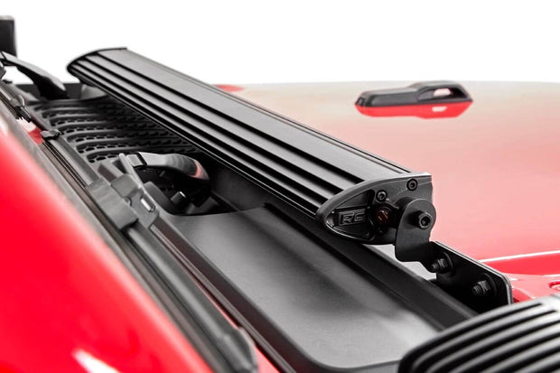 Jeep 30 Inch LED Hood Kit 18-20 Wrangler JL, 20 Gladiator JT Chrome-Series Rough Country