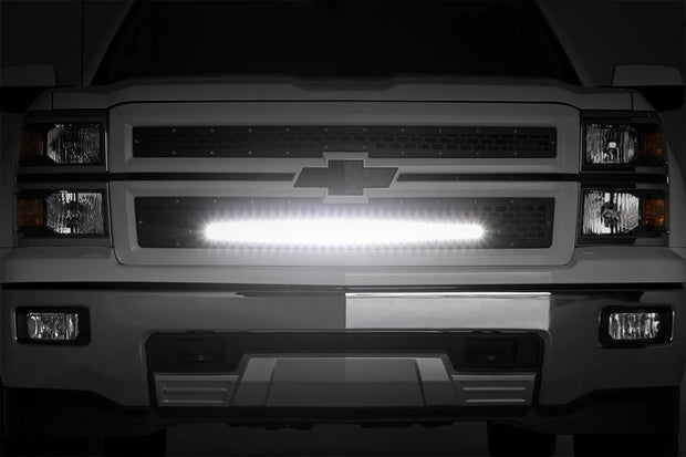 Mesh Grille w/30 Inch Black Series LED 14-15 Silverado 1500 Rough Country