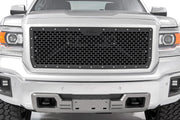 Sierra Mesh Grille 14-15 1500 Sierra Black Powdercoat Stainless Steel Hardware Rough Country