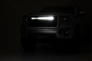 Sierra Mesh Grille w/30 Inch Dual Row Black Series LED 14-15 Sierra 1500 Rough Country