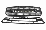 Dodge Mesh Grille w/30 Inch Dual Row Black Series LED 13-18 RAM 1500 Rough Country