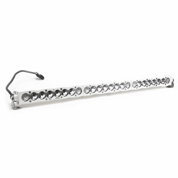 S8 White Straight LED Light Bar (30 Inch; Driving/Combo; Clear) Baja Designs