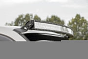 54 Inch Curved LED Light Bar Upper Windshield Mounts 99-06 PU/SUV Rough Country