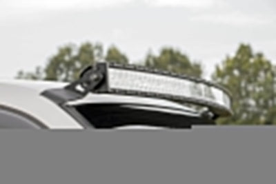 54 Inch Curved LED Light Bar Upper Windshield Mounts 99-06 PU/SUV Rough Country