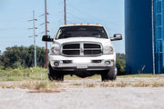 Dodge Hidden Bumper Kit w/ 20-Inch LED Light Bar Black Series w/ White DRL 03-18 Ram 2500/3500 Rough Country
