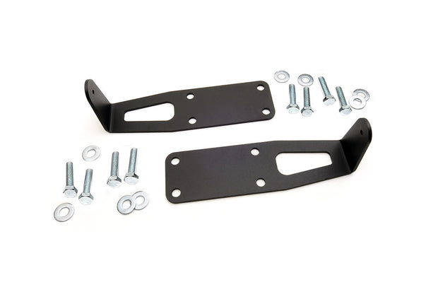 Dodge 20 Inch LED Light Bar Hidden Bumper Mounts 03-18 RAM 2500/3500 Rough Country