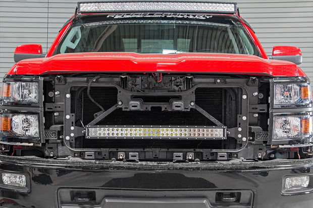 Chevrolet 30 Inch Curved Cree LED Grille Kit Dual Row 14-15 Silverado 1500 Rough Country