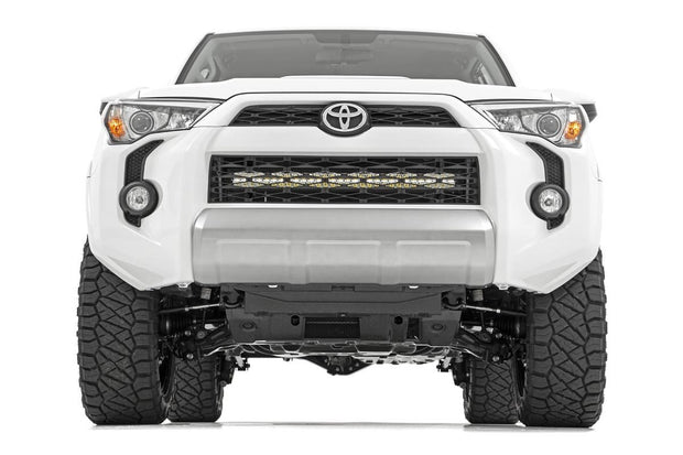 Toyota 30 Inch LED Grille Kit Chrome Series w/Cool White DRL 14-20 4Runner Rough Country