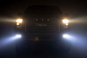Ford LED Fog Light Kit Black Series w/ SAE LED Fog Light 15-19 F-150 Rough Country