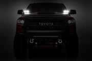 Toyota 2-inch LED Lower Windshield Ditch Kit (14-20 Tundra Black Series w/ Cool White DRL) Rough Country