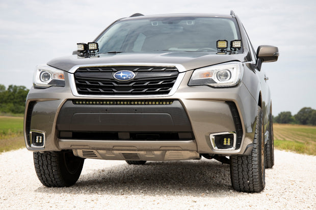 Subaru 30 Inch LED Bumper Kit (14-18 Forester Chrome Series) Rough Country
