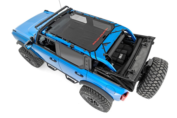 Mesh Bikini Top Plus Black 21-Up Ford Bronco 4-Door Rough Country