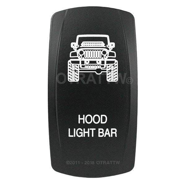 Switch, Rocker JK Hood Light Bar   