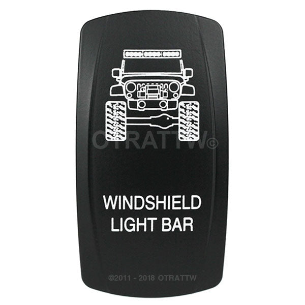 Switch, Rocker JK Windshield Light Bar   