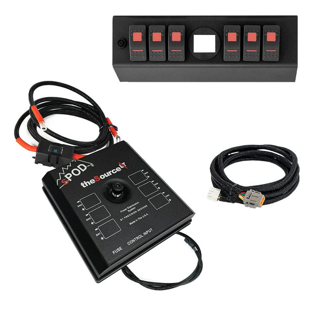 SourceLT w/ Genesis Adapter and Red LED Switch Panel for JK 2009-2018