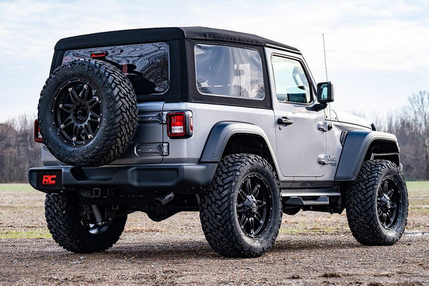 3.5 Inch Jeep Suspension Lift Kit Vertex Reservoir Stage 2 Coils & Control Arm Drop 18-20 Wrangler JL Rubicon-2 Door Rough Country