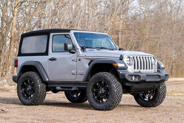 3.5 Inch Jeep Suspension Lift Kit Vertex Reservoir Stage 2 Coils & Control Arm Drop 18-20 Wrangler JL Rubicon-2 Door Rough Country