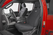 F-150 Neoprene Front & Rear Seat Cover Black 15-20 F-150 XL, XLT Rough Country