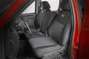 GM Neoprene Front and Rear Seat Covers Black (07-13 1500/11-13 2500) Rough Country