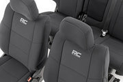 Seat Covers Front Row and Rear Row Bench Jeep Grand Cherokee WK2 2WD/4WD (11-22) Rough Country
