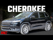 Seat Covers Front Row and Rear Row Bench Jeep Cherokee KL 2WD/4WD (14-22) Rough Country