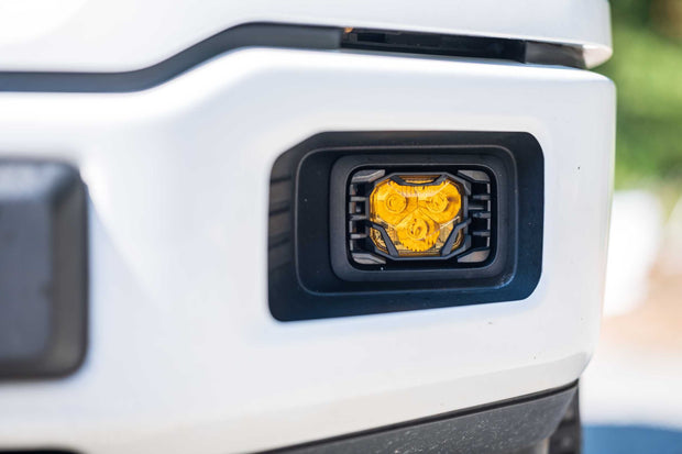 4Banger Fog Lights: 17+ Super Duty (HXB Yellow Combo Beam)