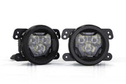 4Banger Fog Lights: 14-17 Cherokee (NCS White SAE Wide Beam)