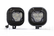 4Banger Fog Lights: 99-16 Super Duty (HXB Yellow SAE Wide Beam)