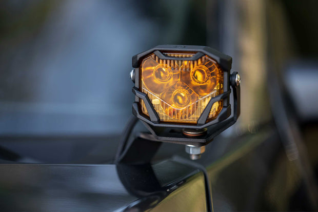 4Banger Fog Lights: 07-13 Tundra (HXB Yellow SAE Wide Beam)