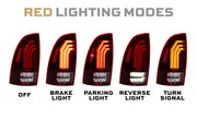XB LED Tail Lights: Toyota Tacoma (05-15 / Red Lens / Set)
