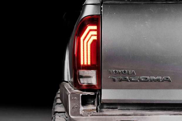 XB LED Tail Lights: Toyota Tacoma (05-15 / Red Lens / Set)