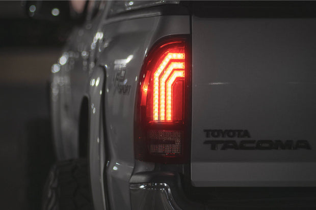 XB LED Tail Lights: Toyota Tacoma (05-15 / Red Lens / Set)