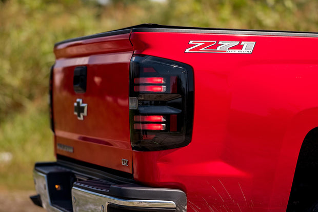 XB LED Tail Lights: Chevrolet Silverado (14-19 / Smoked Lens / Set)