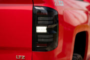 XB LED Tail Lights: Chevrolet Silverado (14-19 / Smoked Lens / Set)