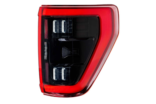 XB LED Tail Lights: Ford F-150 (21-23 / Red Lens / Set)
