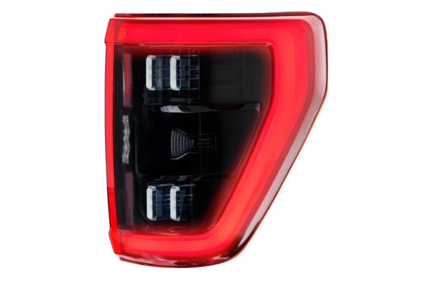 XB LED Tail Lights: Ford F-150 (21-23 / Red Lens / Set)