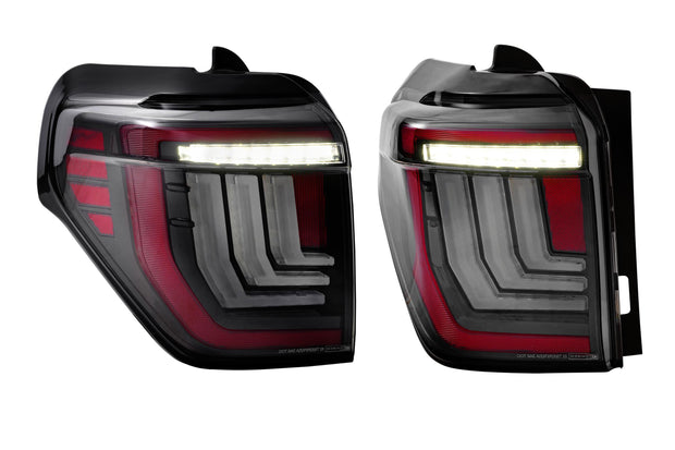 XB LED Tail Lights: Toyota 4Runner (10-24 / Smoked Lens / Set)