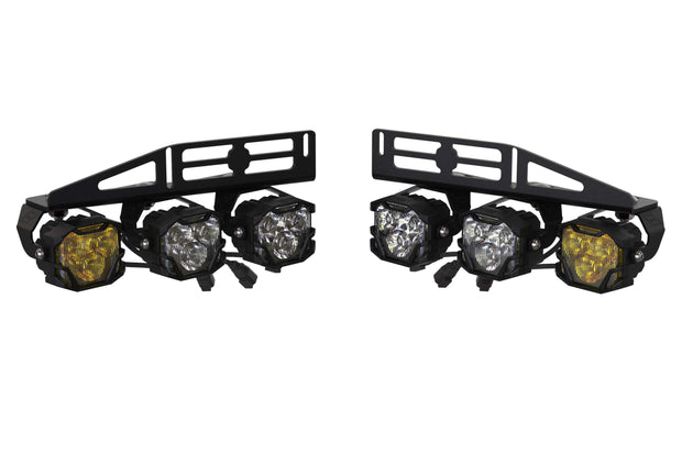 4Banger Fog Lights: 15-20 Ford Raptor (NCS White Wide / Combo / Spot)