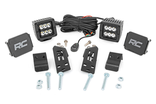 Polaris Dual LED Cube Kit w/Black Series Spot LED&