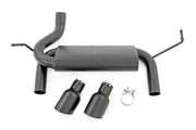 Jeep Dual Outlet Performance Exhaust - Black 07-18 Wrangler JK Rough Country