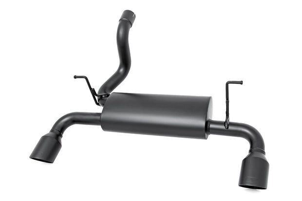 Jeep Dual Outlet Performance Exhaust - Black 18-20 Wrangler JL/JLU Rough Country
