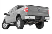 Dual Cat-Back Exhaust System w/Black Tips 09-14 F-150 V8-4.6L, 5.0L, 5.4L Rough Country