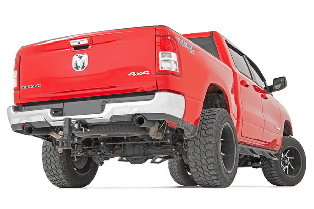 Dual Cat-Back Exhaust System w/ Black Tips (19-20 Ram 1500 V8 - 5.7L) Rough Country